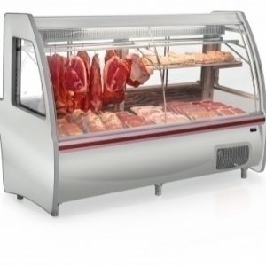 Expositor de Açougue Pop Duplex 210cm com Depósito Refrigerado