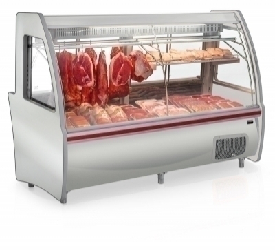 GCPC-210AI Expositor de Açougue Pop Duplex 210cm com Depósito Refrigerado