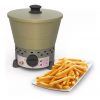 Fritadeira Elétrica 1 L é utilizado para efetuar frituras em geral. Indicado para uso doméstico.Possui estrutura em aço inoxidável 430.